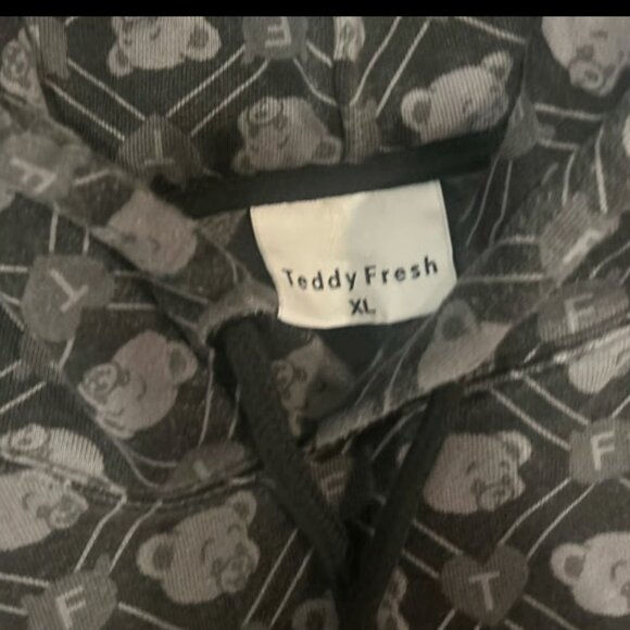 Teddy Fresh XL Men’s AOP Hoodie - Picture 2 of 4